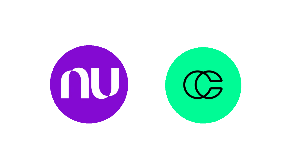 Logos Nubank/Creditas
